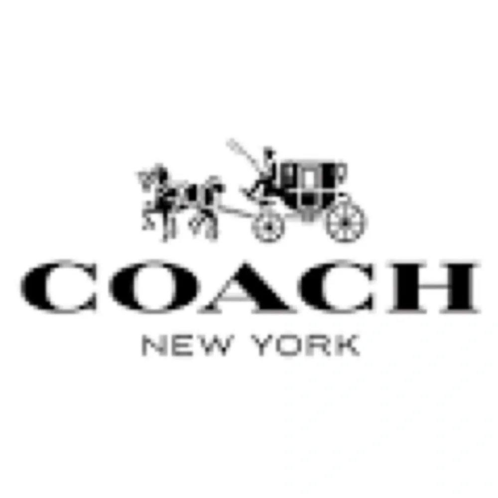 Coach black wristlet